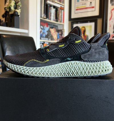 Adidas Zx 4000 4d Carbon Black 9 5 Bd7865 Zx4000