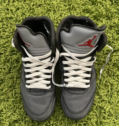 Size 8-jordan 5 Retro Sp Off-white Mid Muslin