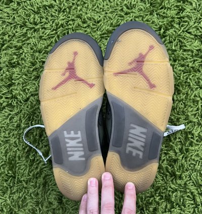 Size 8-jordan 5 Retro Sp Off-white Mid Muslin