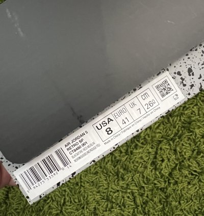 Size 8-jordan 5 Retro Sp Off-white Mid Muslin