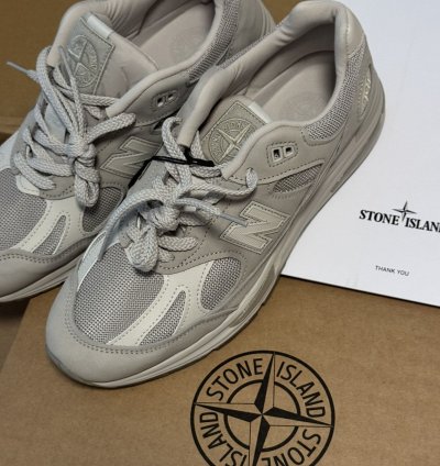 Stone Island New Balance Made In Uk 991 V2 Beige