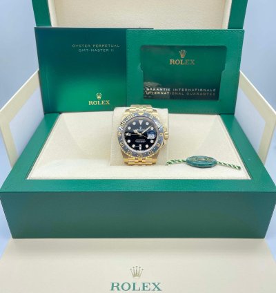 Rolex Gmt-master Ii Yellow Gold 126718grnr 2025