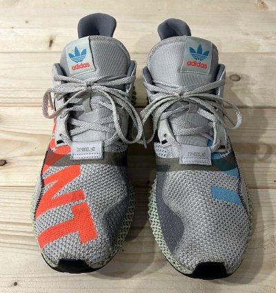 Adidas Zx 4000 4d Gray Sneakers Men Athletic Low Top Size 9 2019 Release