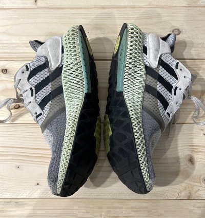 Adidas Zx 4000 4d Gray Sneakers Men Athletic Low Top Size 9 2019 Release