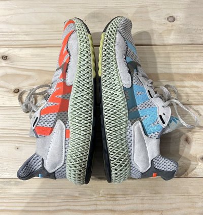Adidas Zx 4000 4d Gray Sneakers Men Athletic Low Top Size 9 2019 Release