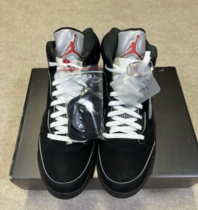 Size 9 - Air Jordan 5 Retro Og Black Metallic Reimagined