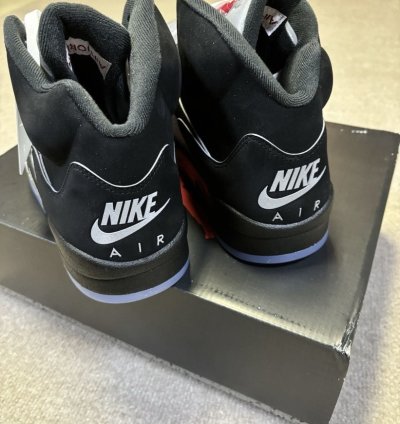 Size 9 - Air Jordan 5 Retro Og Black Metallic Reimagined