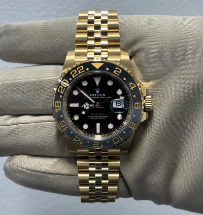 Rolex Gmt-master Ii Yellow Gold Jubilee Bracelet 126718grnr 2023
