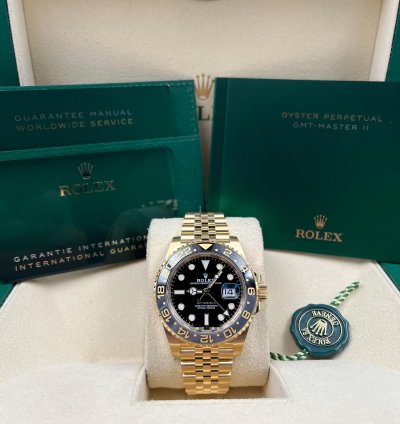 Rolex Gmt-master Ii Yellow Gold Jubilee Bracelet 126718grnr Unworn 2025