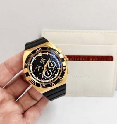 Omega Constellation Double Eagle Mission Hills World Ouro Ros Ed Ltda 41mm Completo