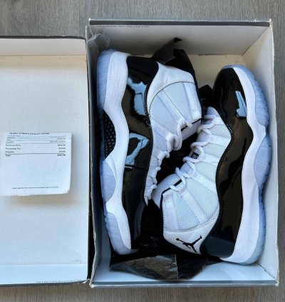 Size 9 - Nike Air Jordan 11 Retro Concord 2018 Vnds Black