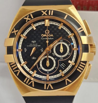 Omega Constellation Double Eagle Mission Hills World Ouro Ros Ed Ltda 41mm Completo