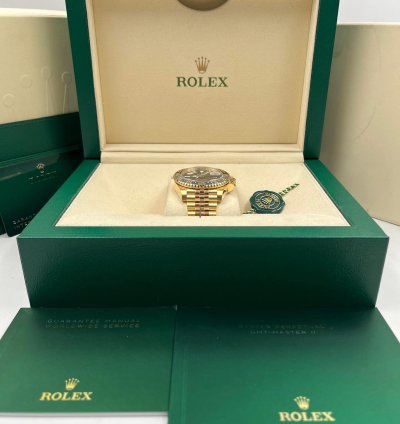 Rolex Gmt-master Ii Yellow Gold Jubilee Bracelet 126718grnr Unworn 2025