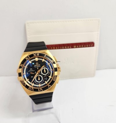 Omega Constellation Double Eagle Mission Hills World Ouro Ros Ed Ltda 41mm Completo