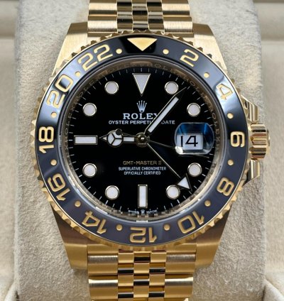 Rolex Gmt-master Ii Yellow Gold Jubilee Bracelet 126718grnr Unworn 2025