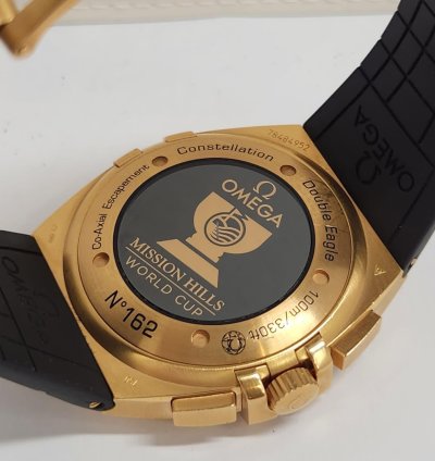 Omega Constellation Double Eagle Mission Hills World Ouro Ros Ed Ltda 41mm Completo