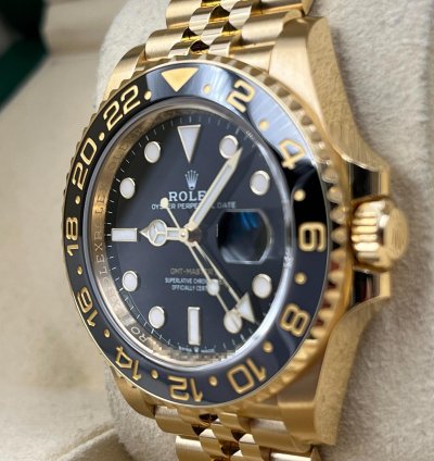 Rolex Gmt-master Ii Yellow Gold Jubilee Bracelet 126718grnr Unworn 2025