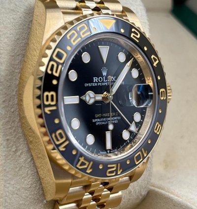 Rolex Gmt-master Ii Yellow Gold Jubilee Bracelet 126718grnr Unworn 2025