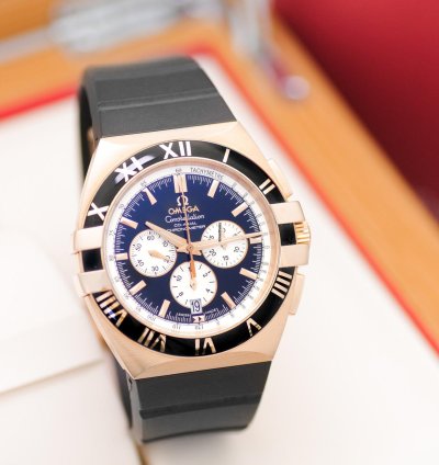 Omega Constellation Double Eagle Ref 1619 51 91 18k Red Gold Omega Box