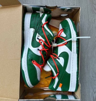 Size 9 - Nike Dunk Low Off-white Pine Green 2019 Virgil