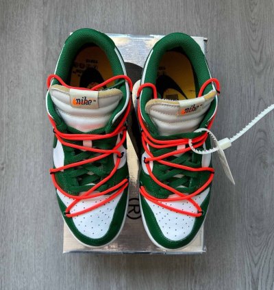 Size 9 - Nike Dunk Low Off-white Pine Green 2019 Virgil