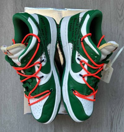 Size 9 - Nike Dunk Low Off-white Pine Green 2019 Virgil
