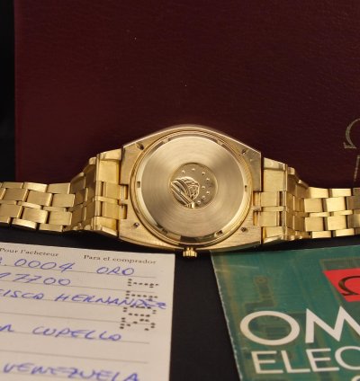 Omega Constellation F300hz Constellation 18k 750 Very Rare Very Unique 1973 Investment