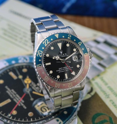 Rolex Gmt-master Ref 1675 Long Dial Stunning Faded Bezel From 1972