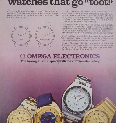 Omega Constellation F300hz Electronic Chronometer Tuning Fork 18k