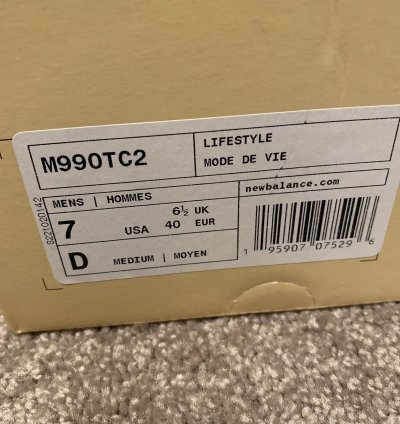 Teddy Santis New Balance Sea Salt 990 V2