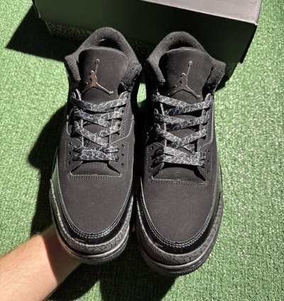 Size 9 5 - Air Jordan 3 Retro 2025 Black Cat