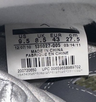 Size 9 5 - Air Jordan 5 Retro Wolf Grey