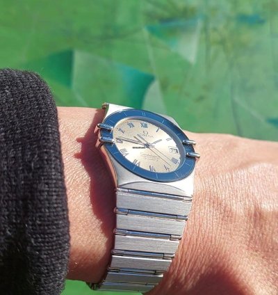 Omega Constellation Manhattan Constellation Chronometer Whitegold unique