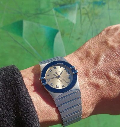 Omega Constellation Manhattan Constellation Chronometer Whitegold unique