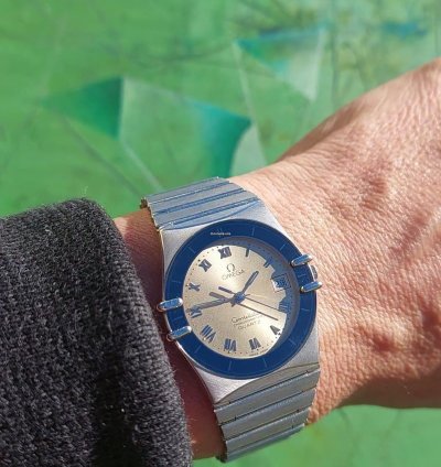 Omega Constellation Manhattan Constellation Chronometer Whitegold unique