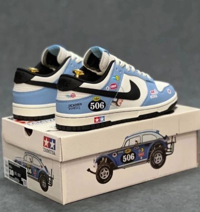 Nike Sb Dunk Buggy 506 Sand Scorhcer Blue Shoes