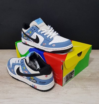 Nike Sb Dunk Buggy 506 Sand Scorhcer Blue Shoes