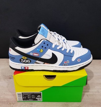 Nike Sb Dunk Buggy 506 Sand Scorhcer Blue Shoes