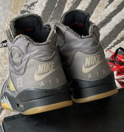 Size 9 Jordan 5 Retro Sp Off White Muslin