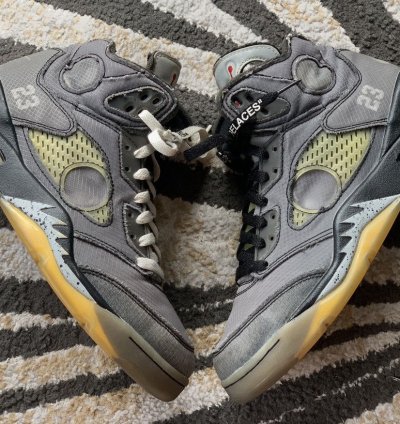 Size 9 Jordan 5 Retro Sp Off White Muslin