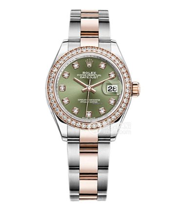 Rolex Lady-datejust 279381rbr Green Oys