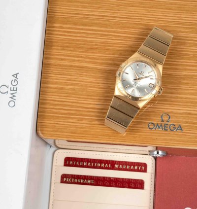 Omega Constellation Men Red Gold On Red Gold 123 50 38 21 02 001 December 2018