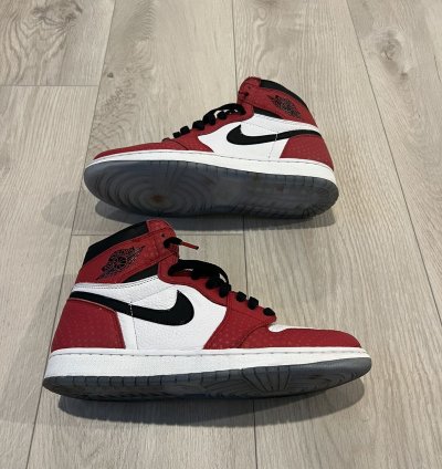 Spiderman Origin Story Air Jordan 1 Retro Size 9
