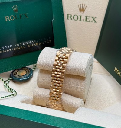 Rolex Lady-datejust 28 New 2024 Mop Diamond Dial 18k Yellow Gold Diamond Bezel Jubilee