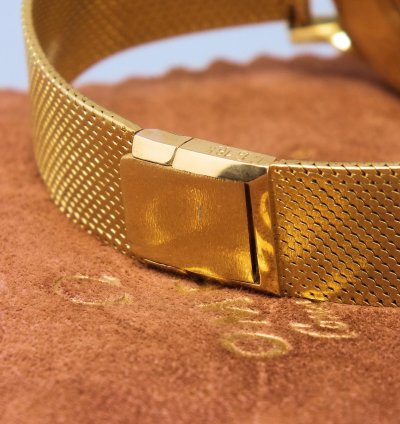 Omega Constellation Pie Pan Delux 18k Gold Dial Bracelet 18k Box