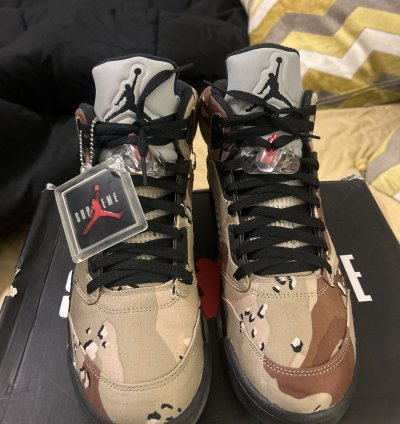 Supreme Air Jordan 5 Camo