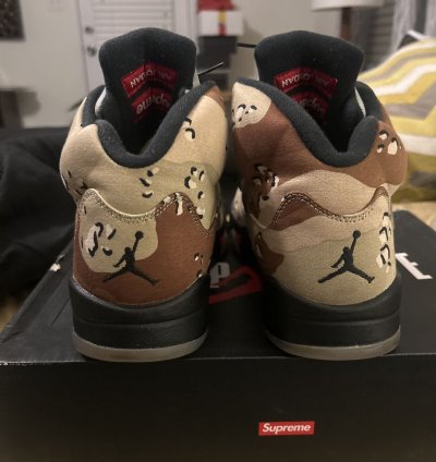 Supreme Air Jordan 5 Camo