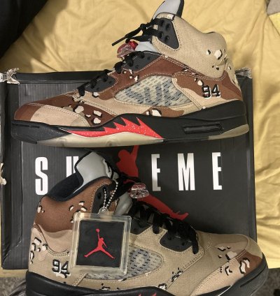Supreme Air Jordan 5 Camo