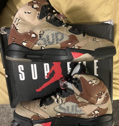Supreme Air Jordan 5 Camo