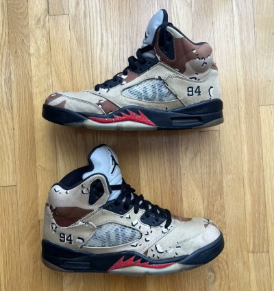 Supreme Air Jordan 5 Retro Desert Camo